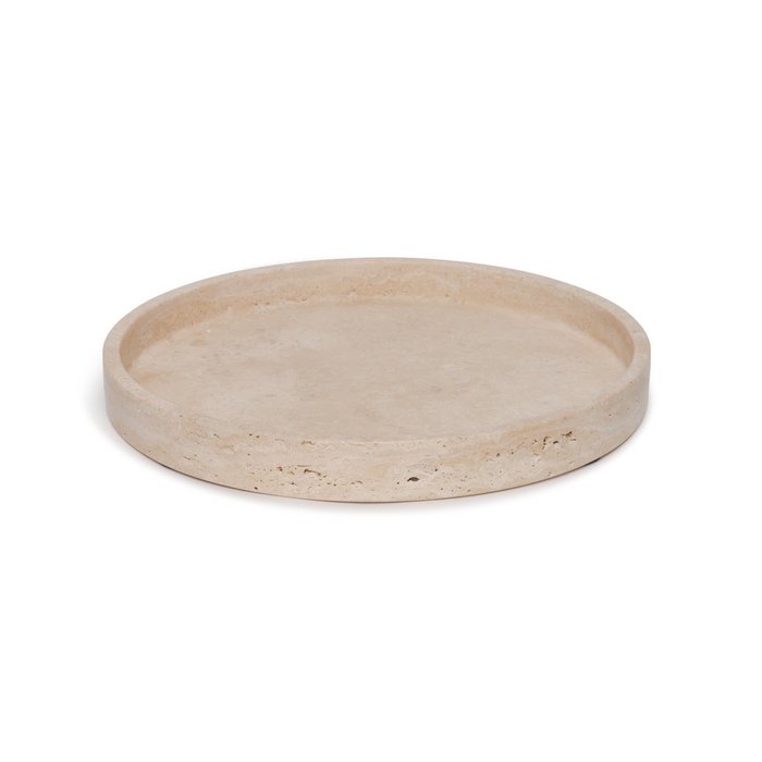 ML2433_Travertinetablett rund mit Rand 30cm